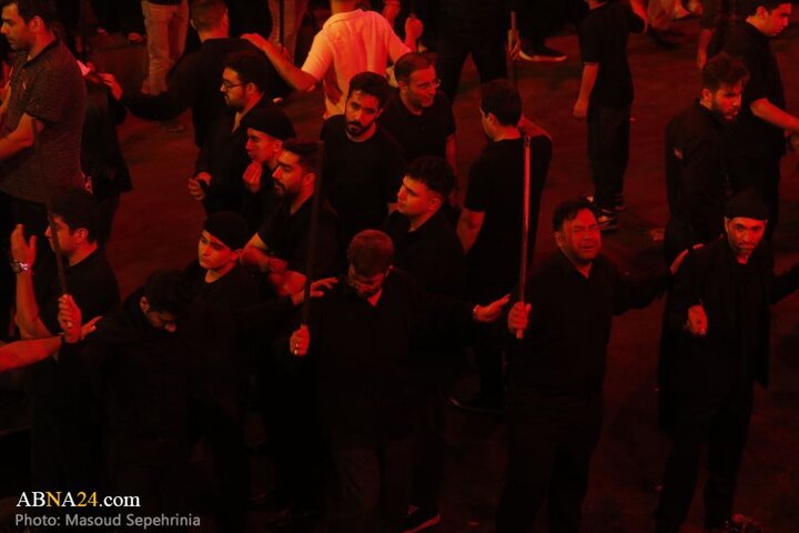 مراسم عزاداری حسینی «شاخسی واخسی» در محله کوچه باغ شهر تبریز