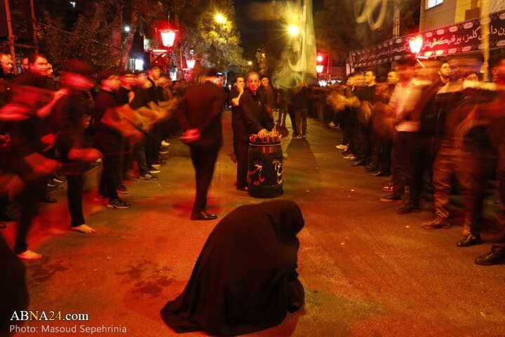 مراسم عزاداری حسینی «شاخسی واخسی» در محله کوچه باغ شهر تبریز