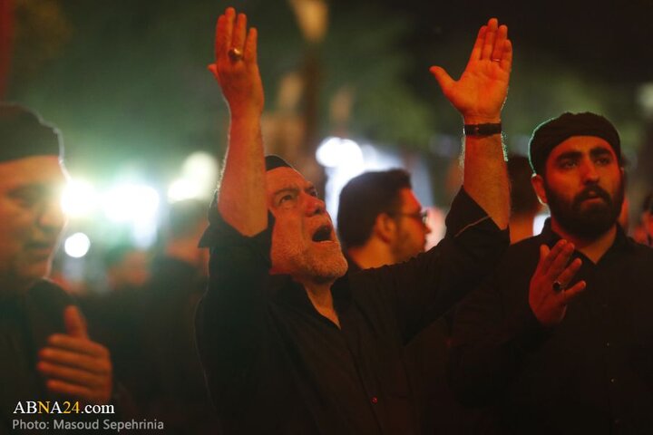 مراسم عزاداری حسینی «شاخسی واخسی» در محله کوچه باغ شهر تبریز