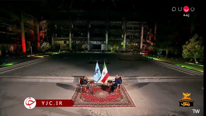 ویدیو | روایتی فوق‌العاده با تصویری خاص در محل ساختمان شیشه‌ای صدا و سیما