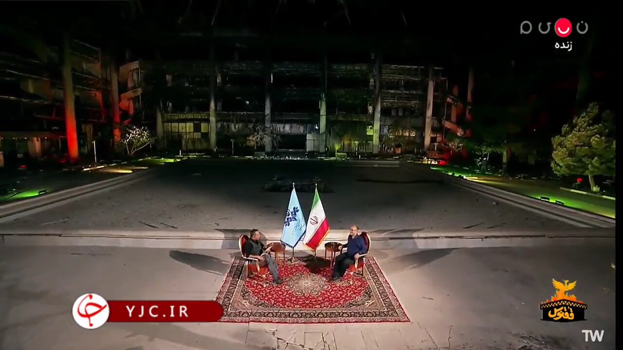 ویدیو | روایتی فوق‌العاده با تصویری خاص در محل ساختمان شیشه‌ای صدا و سیما