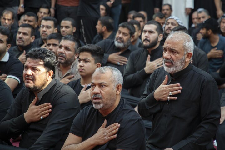 تقرير مصور/ العتبة العباسية المقدسة تقيم مجلس عزاء في اليوم الثامن من شهر المحرم