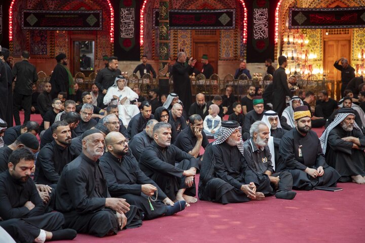 تقرير مصور/ العتبة العباسية المقدسة تقيم مجلس عزاء في اليوم الثامن من شهر المحرم