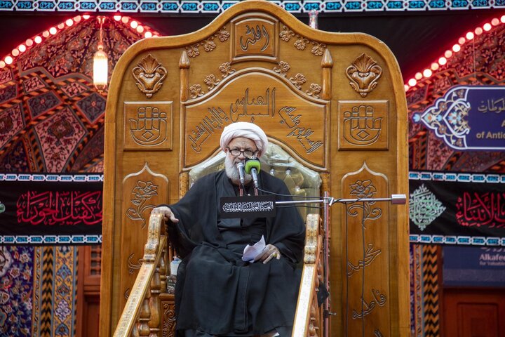 تقرير مصور/ العتبة العباسية المقدسة تقيم مجلس عزاء في اليوم الثامن من شهر المحرم