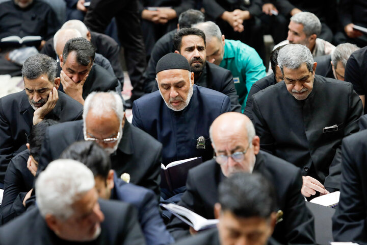 عزاداری دهه اول محرم با حضور تولیت آستان قدس رضوی