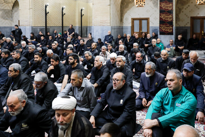 عزاداری دهه اول محرم با حضور تولیت آستان قدس رضوی