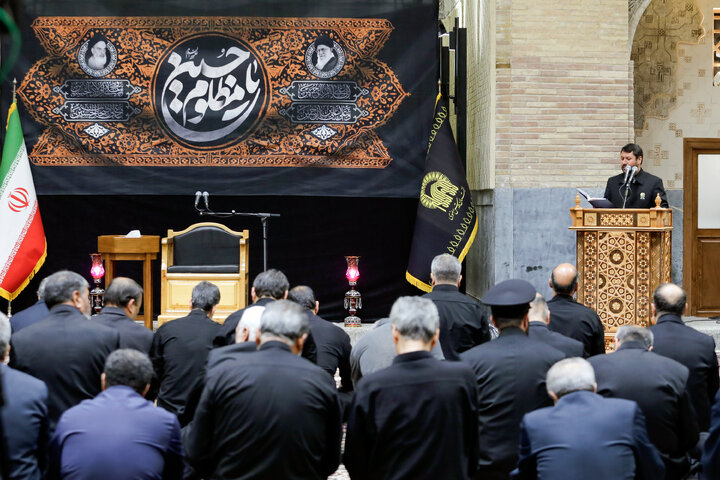 عزاداری دهه اول محرم با حضور تولیت آستان قدس رضوی