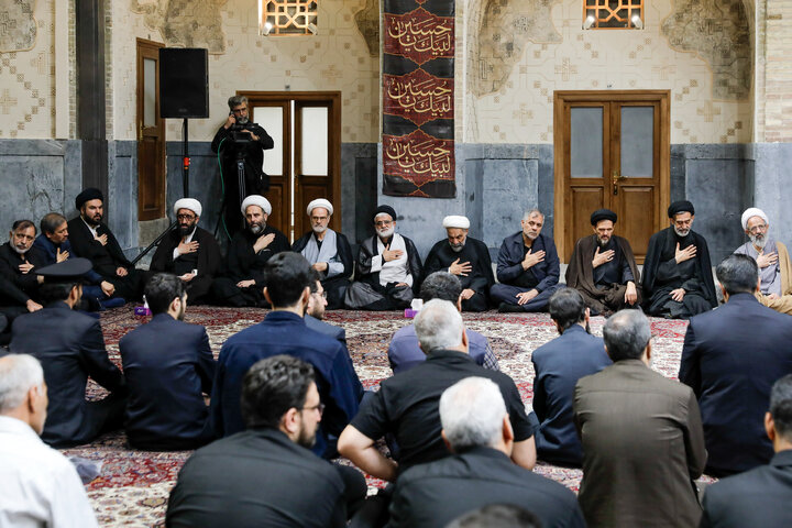 عزاداری دهه اول محرم با حضور تولیت آستان قدس رضوی
