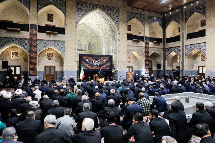 عزاداری دهه اول محرم با حضور تولیت آستان قدس رضوی