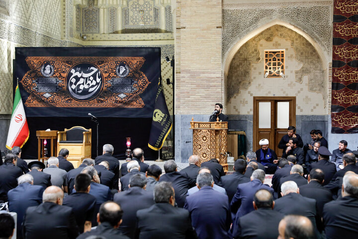 عزاداری دهه اول محرم با حضور تولیت آستان قدس رضوی