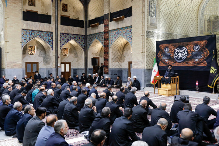 عزاداری دهه اول محرم با حضور تولیت آستان قدس رضوی