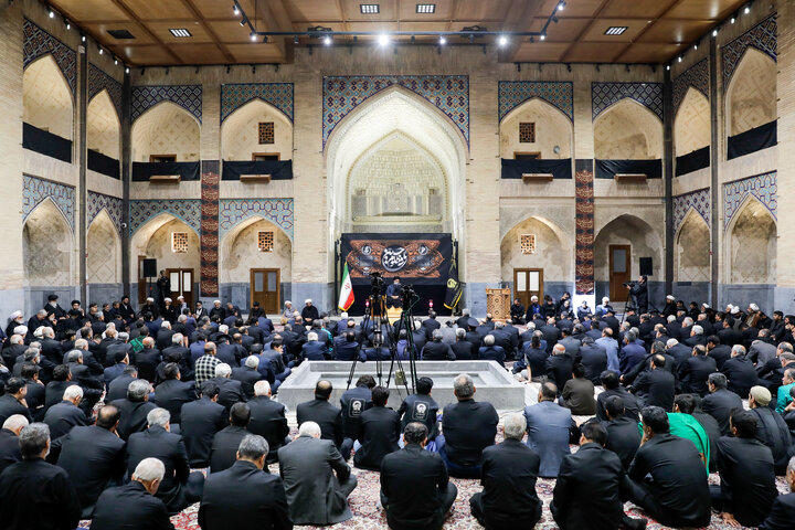 عزاداری دهه اول محرم با حضور تولیت آستان قدس رضوی