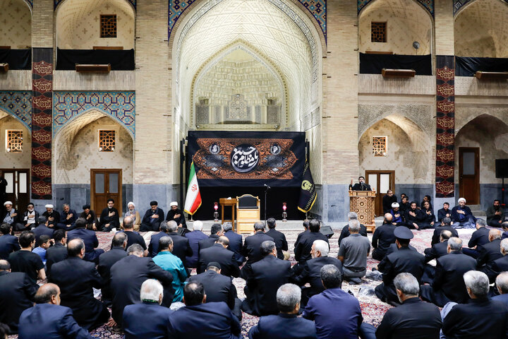 عزاداری دهه اول محرم با حضور تولیت آستان قدس رضوی