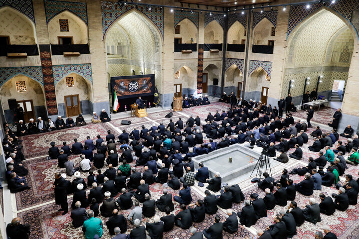 عزاداری دهه اول محرم با حضور تولیت آستان قدس رضوی