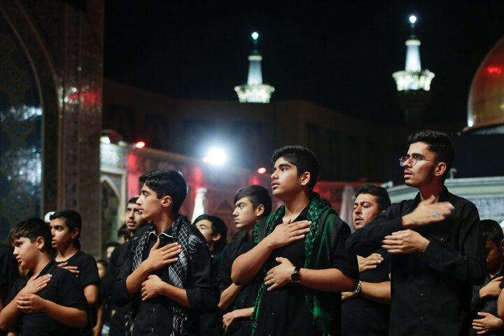 گزارش تصویری | عزاداری هیئات مذهبی استان سمنان در حسینیه حرم