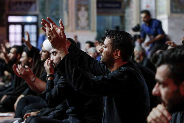 گزارش تصویری | عزاداری هیئات مذهبی استان سمنان در حسینیه حرم