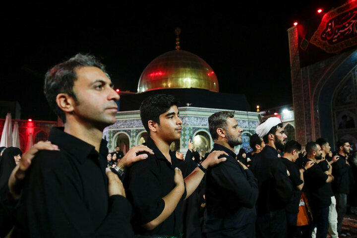 گزارش تصویری | عزاداری هیئات مذهبی استان سمنان در حسینیه حرم