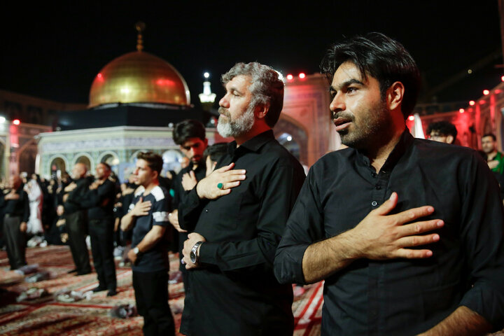 گزارش تصویری | عزاداری هیئات مذهبی استان سمنان در حسینیه حرم