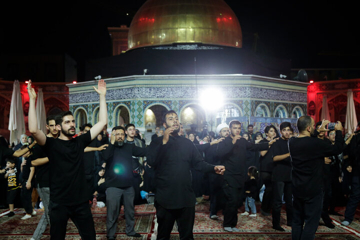 گزارش تصویری | عزاداری هیئات مذهبی استان سمنان در حسینیه حرم