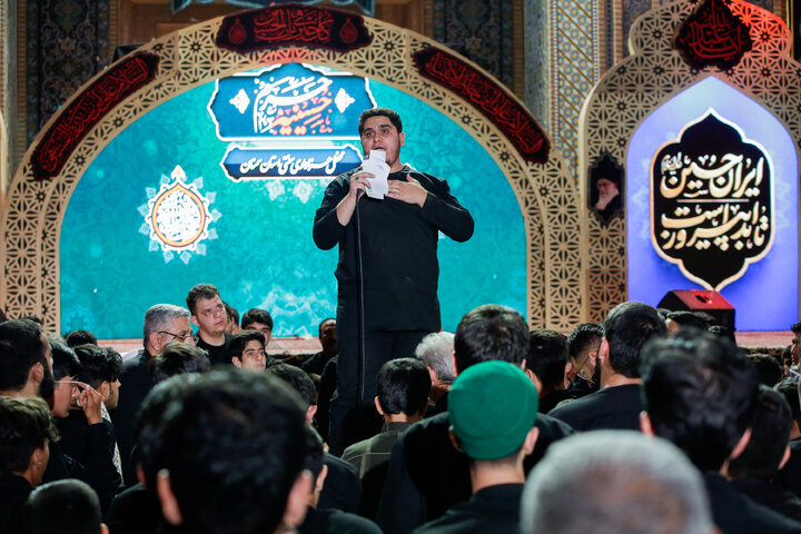 گزارش تصویری | عزاداری هیئات مذهبی استان سمنان در حسینیه حرم