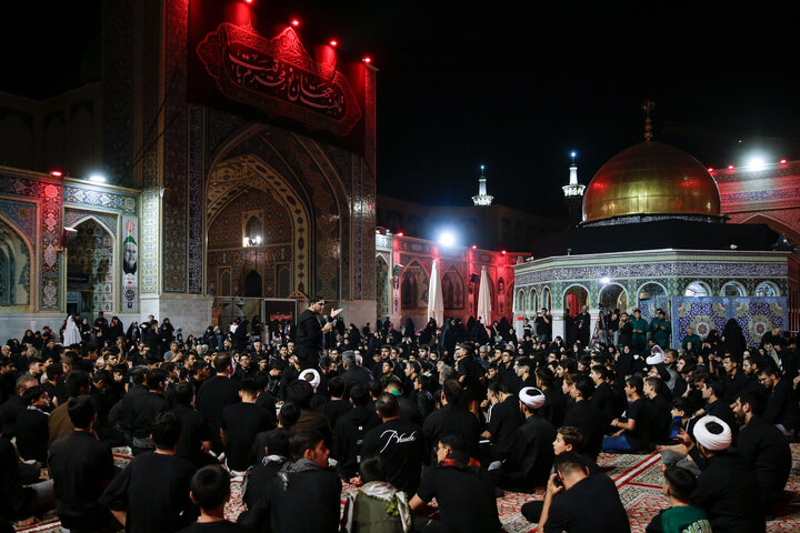 گزارش تصویری | عزاداری هیئات مذهبی استان سمنان در حسینیه حرم