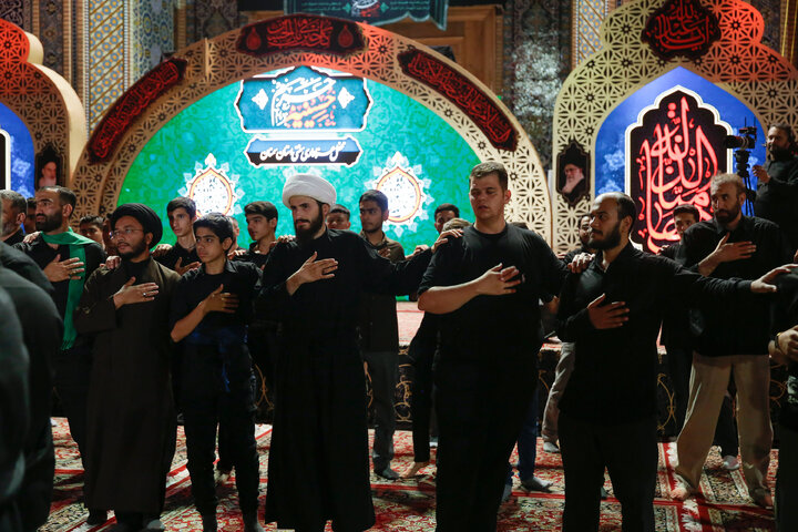 گزارش تصویری | عزاداری هیئات مذهبی استان سمنان در حسینیه حرم