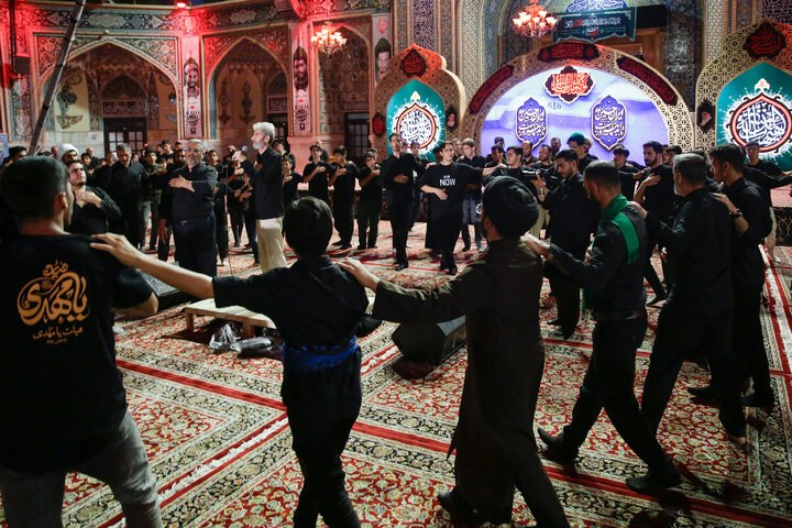 گزارش تصویری | عزاداری هیئات مذهبی استان سمنان در حسینیه حرم