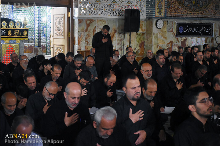 گزارش تصویری | مراسم سوگواری صبح روز هفتم ماه محرم در رشت