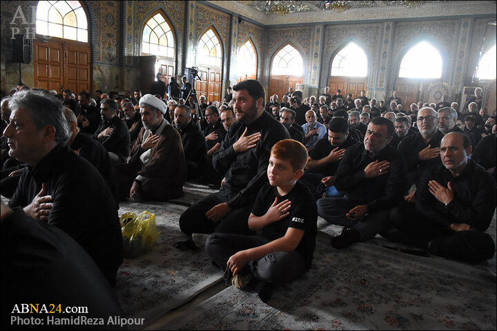 گزارش تصویری | مراسم سوگواری صبح روز هفتم ماه محرم در رشت