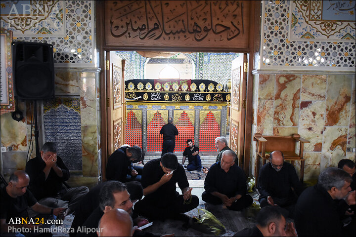 گزارش تصویری | مراسم سوگواری صبح روز هفتم ماه محرم در رشت