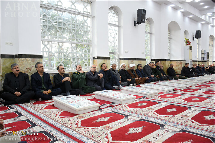 گزارش تصویری | مراسم گرامیداشت یاد و خاطره ۱۷ شهید مدافع وطن آستانه اشرفیه در حملات رژیم غاصب صهیونیستی