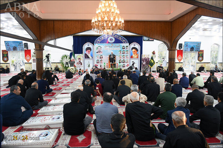 گزارش تصویری | مراسم گرامیداشت یاد و خاطره ۱۷ شهید مدافع وطن آستانه اشرفیه در حملات رژیم غاصب صهیونیستی