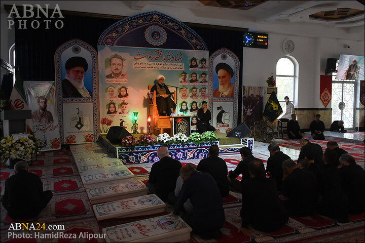 گزارش تصویری | مراسم گرامیداشت یاد و خاطره ۱۷ شهید مدافع وطن آستانه اشرفیه در حملات رژیم غاصب صهیونیستی