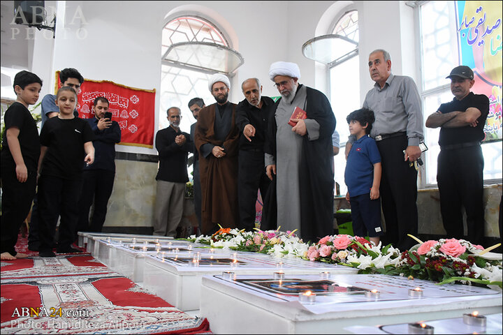 گزارش تصویری | مراسم گرامیداشت یاد و خاطره ۱۷ شهید مدافع وطن آستانه اشرفیه در حملات رژیم غاصب صهیونیستی