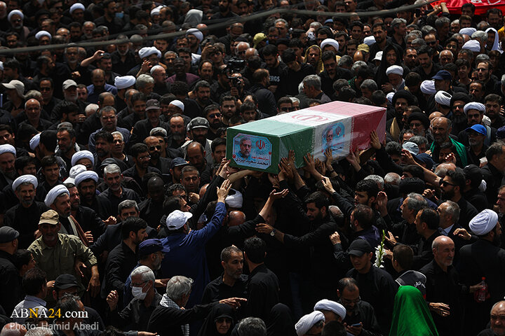 تشییع پیکر شهید «محمدسعید ایزدی»