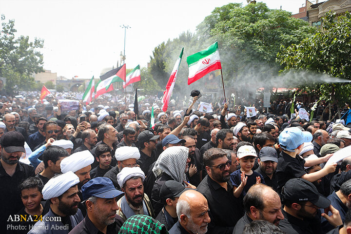 تشییع پیکر شهید «محمدسعید ایزدی»