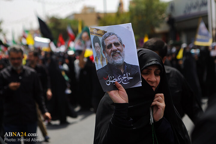 تشییع پیکر شهید «محمدسعید ایزدی»