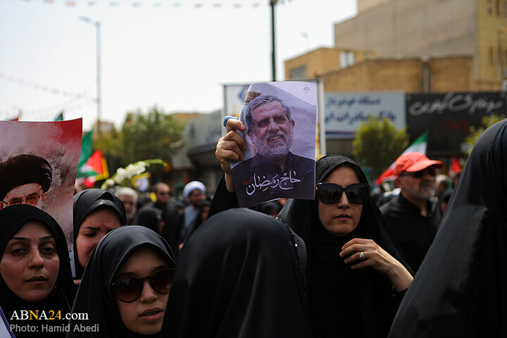 تشییع پیکر شهید «محمدسعید ایزدی»