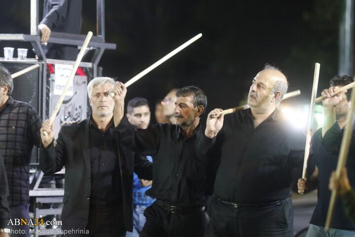 میزبانی محله چهارراه نادر شهر تبریز از عزاداران حسینی
