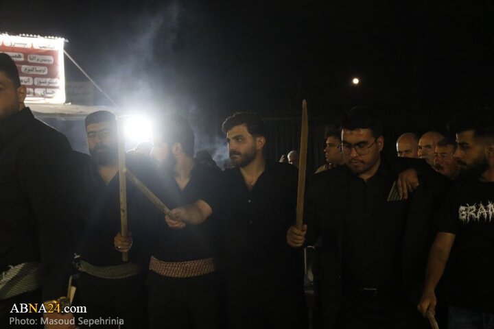 میزبانی محله چهارراه نادر شهر تبریز از عزاداران حسینی