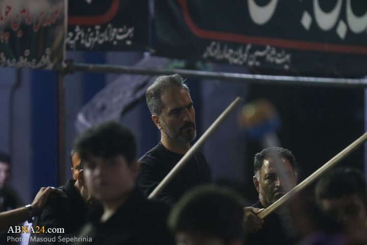 میزبانی محله چهارراه نادر شهر تبریز از عزاداران حسینی