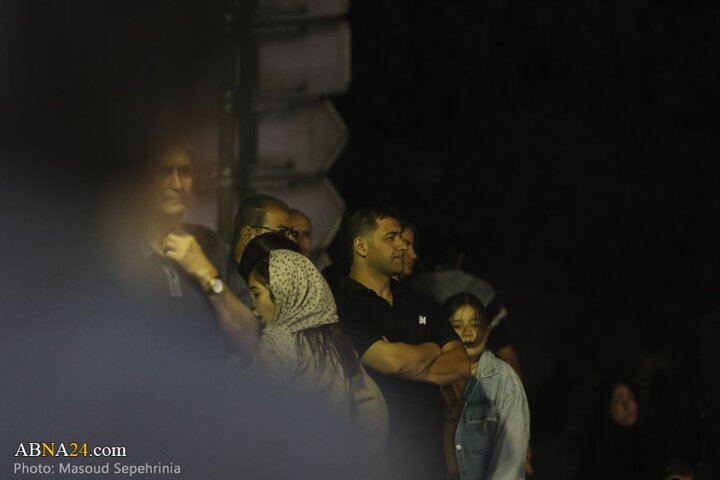 میزبانی محله چهارراه نادر شهر تبریز از عزاداران حسینی