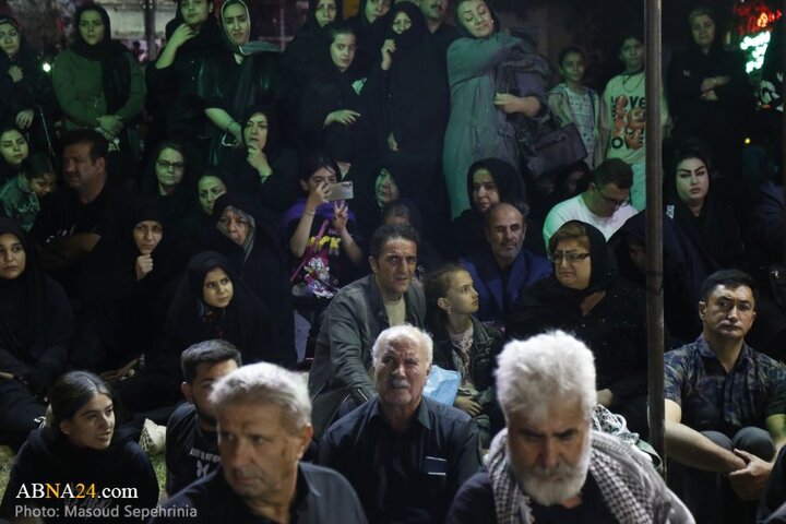 میزبانی محله چهارراه نادر شهر تبریز از عزاداران حسینی