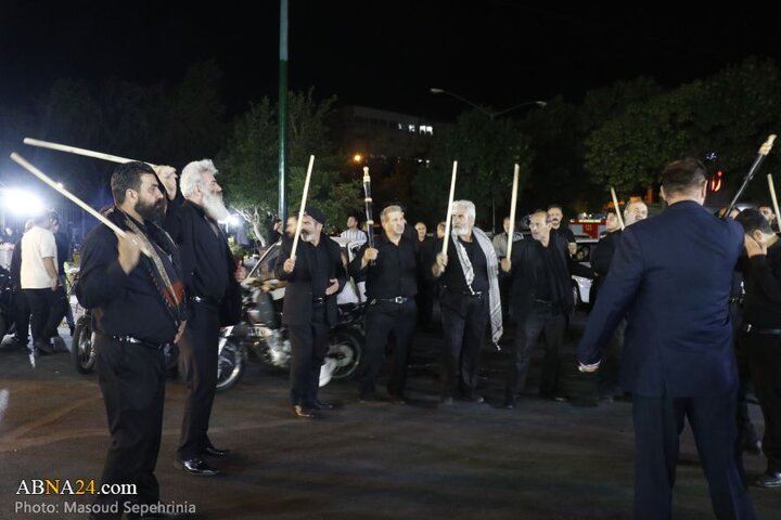 میزبانی محله چهارراه نادر شهر تبریز از عزاداران حسینی