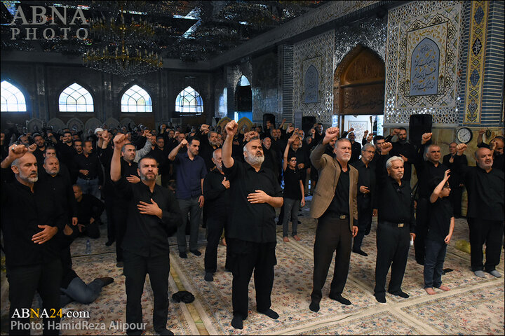 گزارش تصویری | مراسم سوگواری صبح روز هشتم ماه محرم در رشت