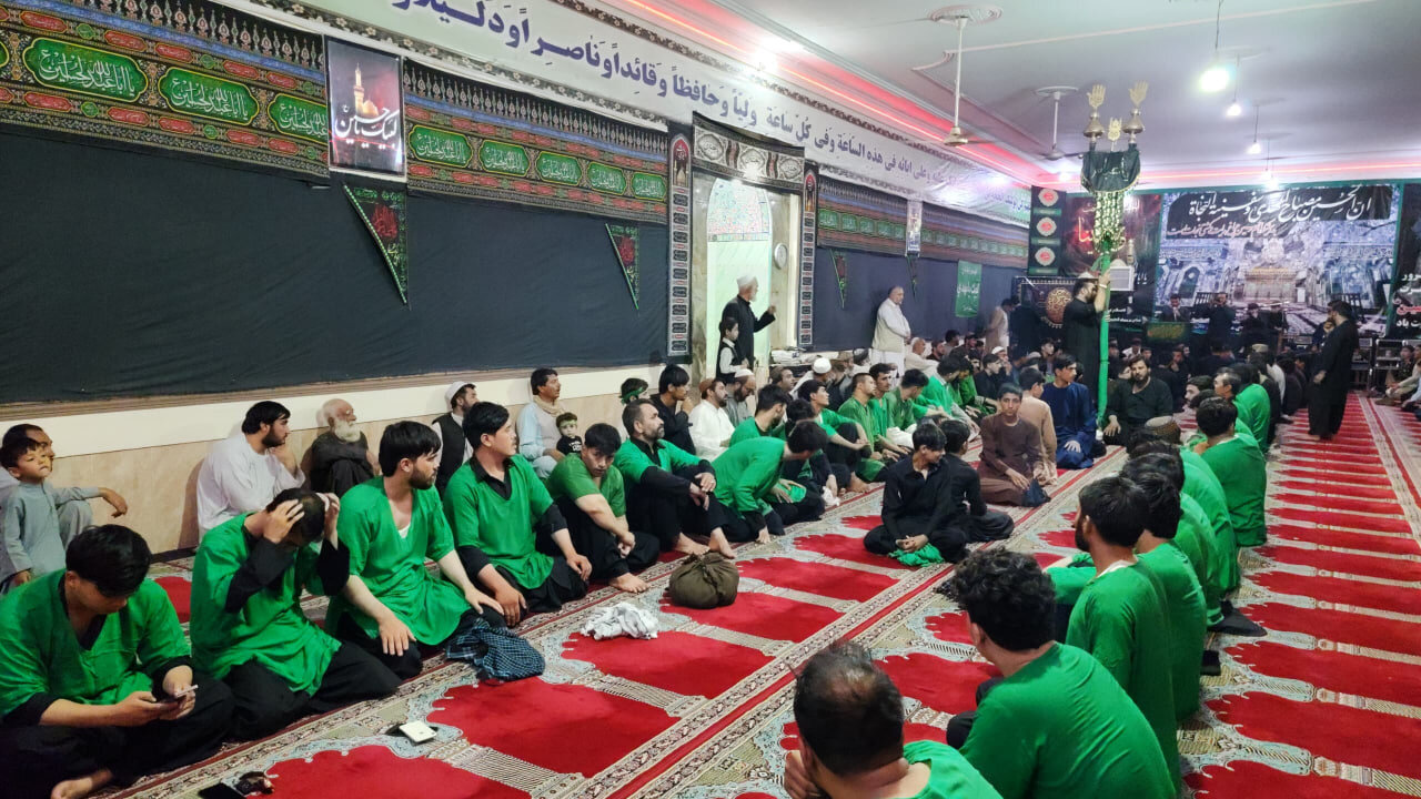 مراسم عزاداران امام حسین(ع) در استان هلمند افغانستان در ۱۱۹ مسجد و حسینیه شیعه برگزار می‌شود