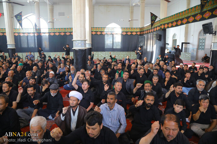 مراسم بزرگداشت شهدای اقتدار ایران توسط مهاجران افغانستانی مقیم شهر قم