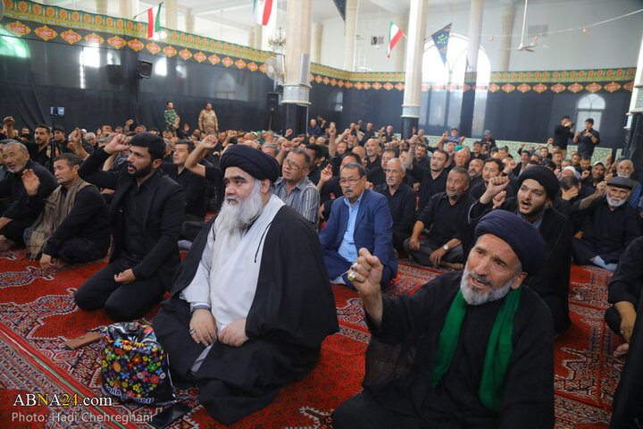 مراسم بزرگداشت شهدای اقتدار ایران توسط مهاجران افغانستانی مقیم شهر قم