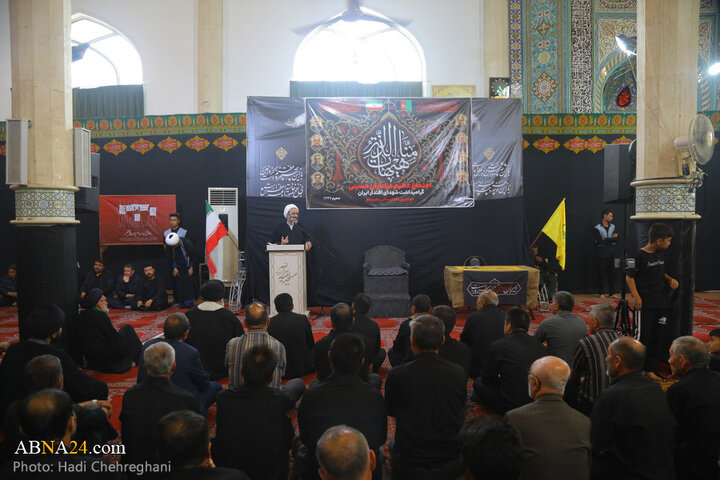 مراسم بزرگداشت شهدای اقتدار ایران توسط مهاجران افغانستانی مقیم شهر قم