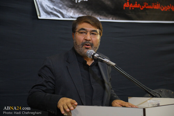 مراسم بزرگداشت شهدای اقتدار ایران توسط مهاجران افغانستانی مقیم شهر قم